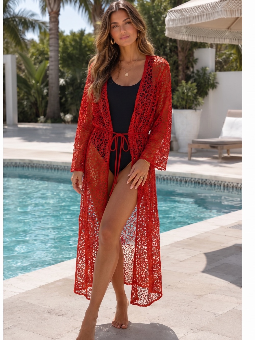 UPS & DOWNS Maxi Swim Coverup